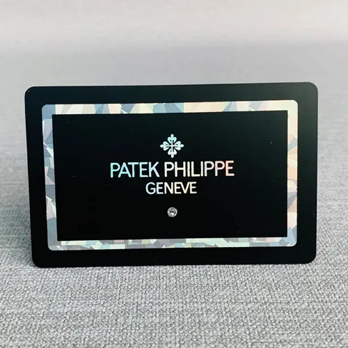 Custom Holographic Medical Laser Rainbow Colorful PVC Plastic RFID Visiting Card - Image 2