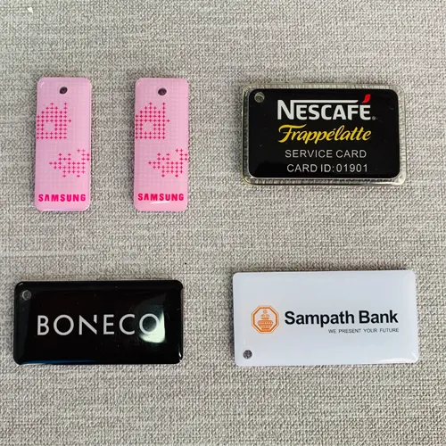 Custom logo Passive 13.56mhz RFID key tag epoxy smart crystal rfid card - Image 6