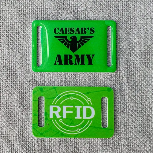 Custom logo Passive 13.56mhz RFID key tag epoxy smart crystal rfid card - Image 5