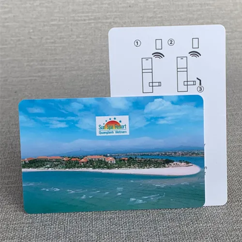 Customized Offset Printing hotel magnetic key card plastic rfid hotel key card - Image 2