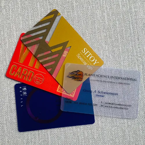 Glossy surface plastic Contact IC Smart Card Frosted RFID card - Image 3