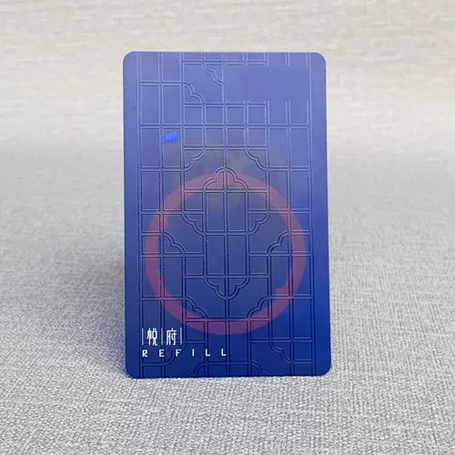 Glossy surface plastic Contact IC Smart Card Frosted RFID card - Image 2